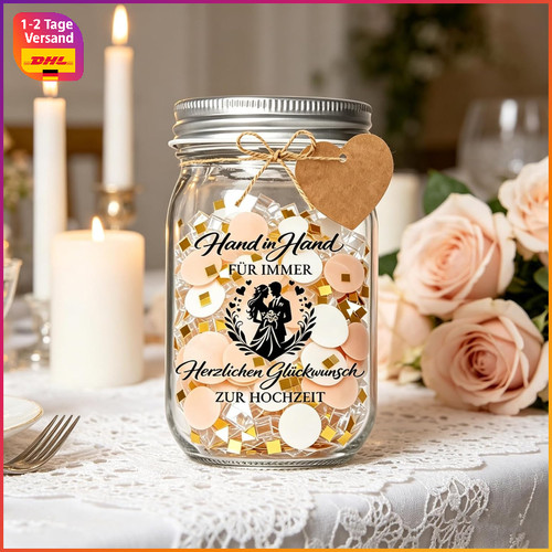 Geldgeschenk hochzeit glas mit - geldgeschenk,