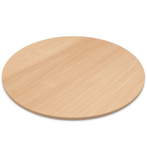Tischplatte rund buche 28mm - rund,