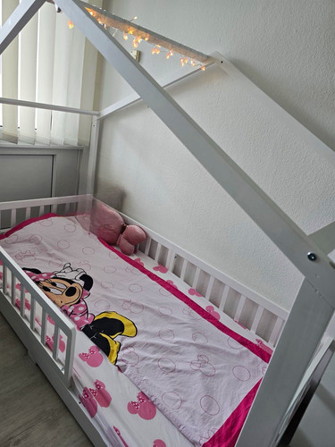 Kinder hausbett aus holz - aus,