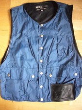 ❗️Designer Jacke Weste MICHIKO KOSHINO London*Motor King*Blau, Gr.L