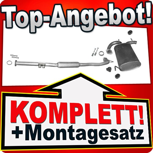 Auspuff für nissan trail - für, x-trail