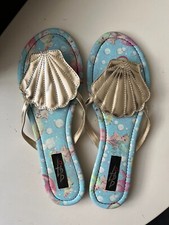 Iron Fist Lollipop Lorelei flat sandal Sandale 39 Meerjungfrau Muschel