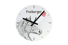 Freiberger uhr mit pferdebild - freiberger,