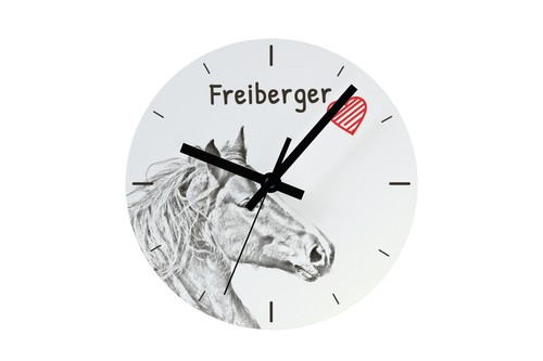 Freiberger uhr mit - mit, pferdebild