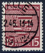 SBZ Nr. 80 Y a gestempelt