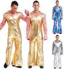 Herren metallic jumpsuit - herren,