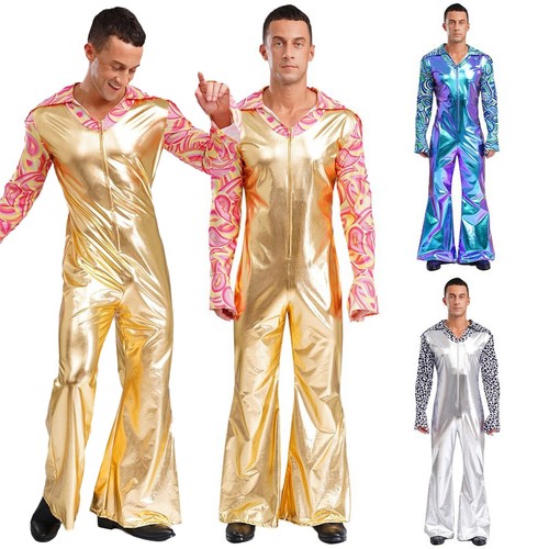 Herren metallic jumpsuit - de,