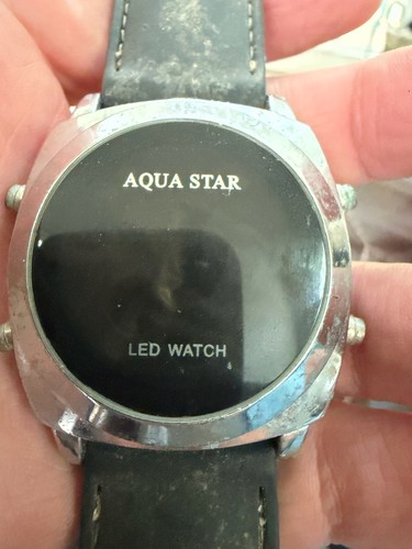 Vintage aqua star led digital - vintage,