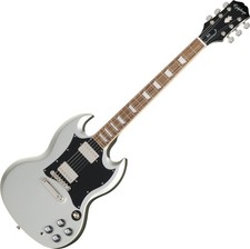 B-WARE Epiphone SG Standard E-Gitarre Silver Mist Gigbag Modern Collection