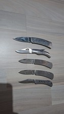 5x Taschenmesser Edelstahl / Klappmesser Sammlung / Werbemesser – gebraucht