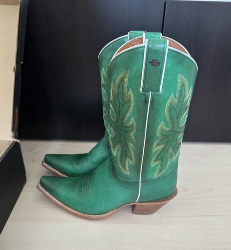 Cowboystiefel grün harley - cowboystiefel, 41