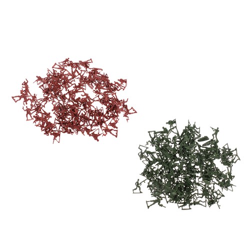240 stück plastik soldat - soldat, 4cm