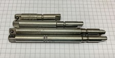 4x Fein Schaft 7 mm Außenflachkant auf 1/4" Außenvierkant mit Sicherungsstift