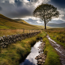 Yorkshire Dales Foto Stil