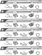 GFTIME Universal Brenner Ersatzteile 31-45cm Edelstahl 6 Pack für Grill
