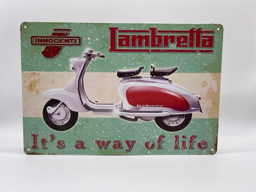 Blechschild lambretta 20x30cm - blechschild,