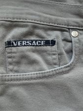 Versace Jeans Couture Size 35 Herren vintage Olive Farben 100% Baumwolle