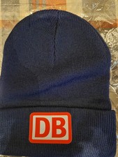 Strickmütze DB Logo blau +