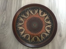 KMK Kupfermühle Keramik WANDTELLER  70er Jahre! Durchmesser 28,5 cm.