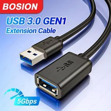 USB Verlängerungskabel Verlängerung USB 2.0 und 3.0 A Stecker zu USB A Buchse