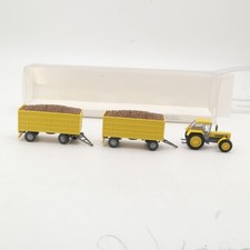 Wiking 1:87 08750242 Schlüter 1250VL Traktor mit 2 Rübenanhänger in OVP RR3365
