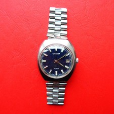 solide HERREN ARMBANDUHR "CITIZEN" Autom.-Uhrwerk 8210-gute Funktion, ab 1974