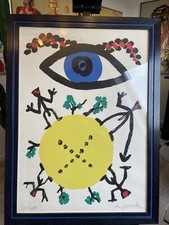 A.R. Penck Eye Over Globe