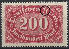 MiNr. 248a mit Plattenfehler