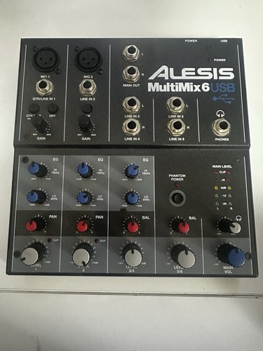Alesis multimix usb audio - alesis, 6
