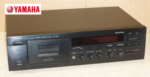 Yamaha 390 kassettendeck - yamaha, kx-390
