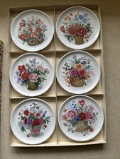 Vohenstrauss Johann Seltmann Bavaria- 5  Porzellanuntersetzer + Barbara Unter..