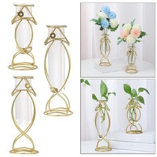 Glas Eisen Blumenständer