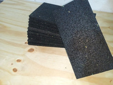 10er Set Terrassenpads 15x20cm Gummigranulat Bautenschutzmatte Terrassen Pads  