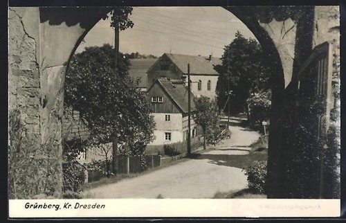 Ansichtskarte grünberg - ansichtskarte,