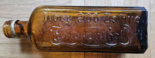 Alte likörflasche glasflasche - alte,