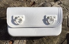 Satteltasche " Vintage Weiß "