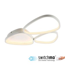 LED Deckenlampe weiß dimmbar in 3 Stufen Memoryfunktion Wohnzimmer Cocoon loft