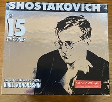 10 CD Box - Dmitri SHOSTAKOVICH- The 15 Symphonies- Kirill Kondrashin