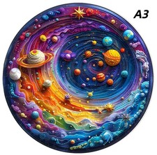 Weltall Puzzle aus Holz