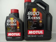 Motoröl 5W40 6Liter Motul 8100 X-cess Öl SAE 5W-40 Motorenöl Diesel Benzin 