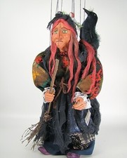 Marionette Hexe -