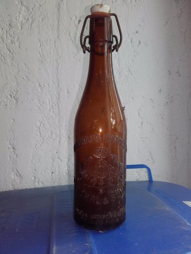 Alte bierflasche brauhaus - bierflasche,