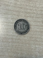 Deutsches Kaiserreich 10 Pfennig 1890 Münze Geldstück