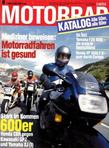 Motorrad 1987 test yamaha - 6/1987, +