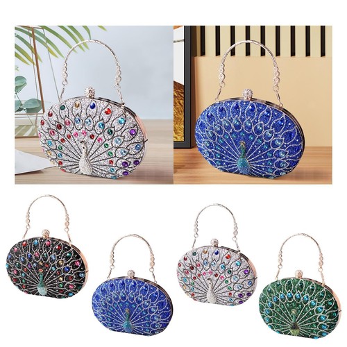 Handtasche mit pfauenmuster - handtasche,
