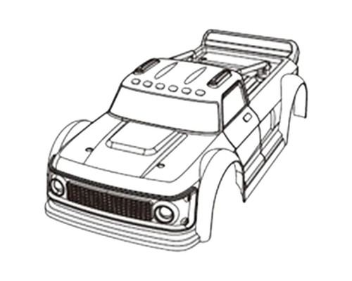 Mjx karosserie für 14301 - mjx,