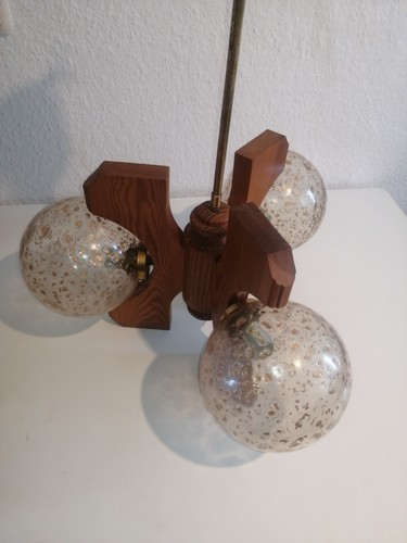 Vintage glaskugellampe mid - ,
