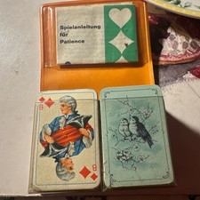 ASS Patience - Vintage Kartenspiel, Kleine Karten, Originalverpackt
