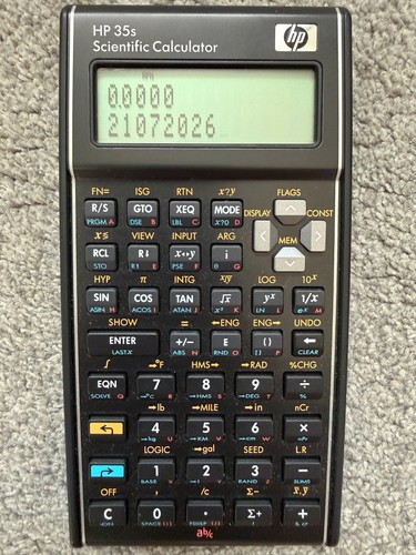 Hewlett packard 35s - hewlett, hp-35s