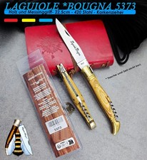 ANGEBOT!!! LAGUIOLE Bougna 5373 | Holzgriff + Korkenzieher Taschenmesser Messer